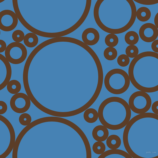 bubbles, circles, sponge, big, medium, small, 17 pixel line width, Bracken and Steel Blue circles bubbles sponge soap seamless tileable