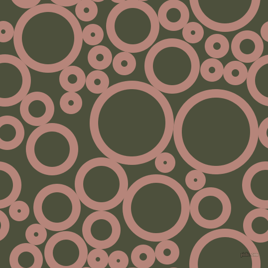 bubbles, circles, sponge, big, medium, small, 17 pixel line width, Brandy Rose and Kelp circles bubbles sponge soap seamless tileable