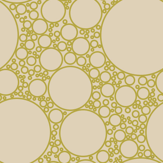 bubbles, circles, sponge, big, medium, small, 5 pixel line width, Brass and Spanish White circles bubbles sponge soap seamless tileable