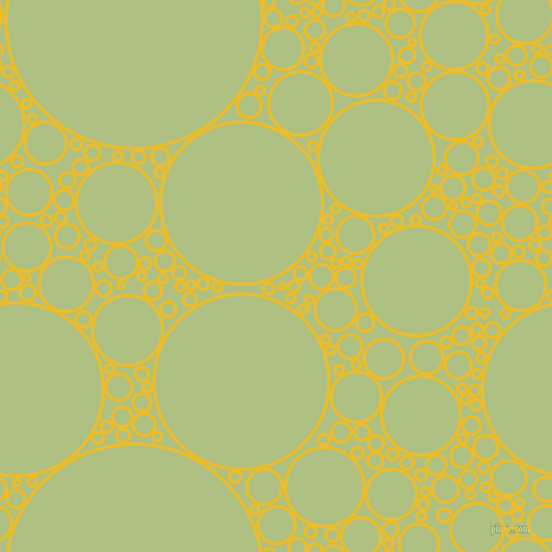 bubbles, circles, sponge, big, medium, small, 3 pixel line width, Bright Sun and Caper circles bubbles sponge soap seamless tileable