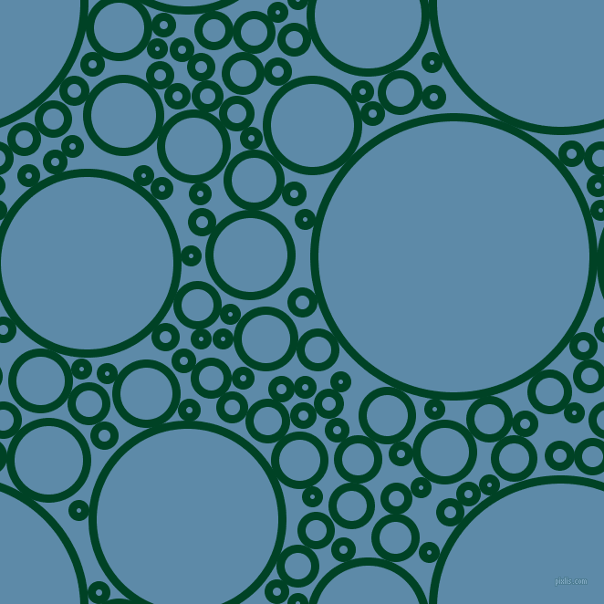 bubbles, circles, sponge, big, medium, small, 9 pixel line width, British Racing Green and Air Force Blue circles bubbles sponge soap seamless tileable
