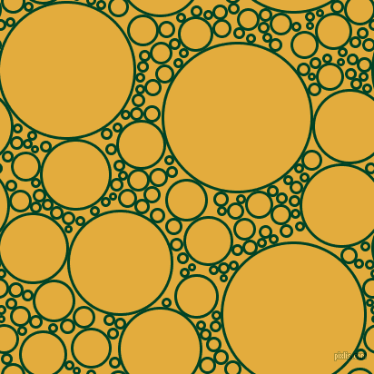 bubbles, circles, sponge, big, medium, small, 3 pixel line width, British Racing Green and Tulip Tree circles bubbles sponge soap seamless tileable