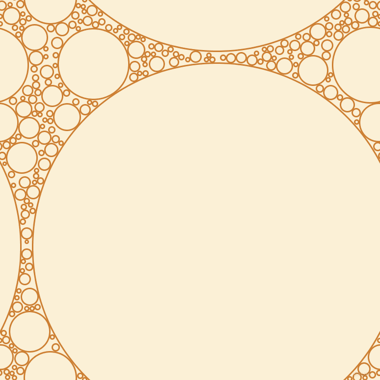 bubbles, circles, sponge, big, medium, small, 3 pixel line width, Bronze and Half Dutch White circles bubbles sponge soap seamless tileable