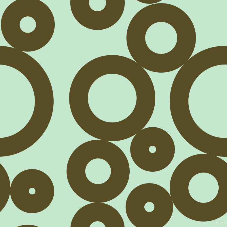 bubbles, circles, sponge, big, medium, small, 65 pixel line width, Bronze Olive and Granny Apple circles bubbles sponge soap seamless tileable