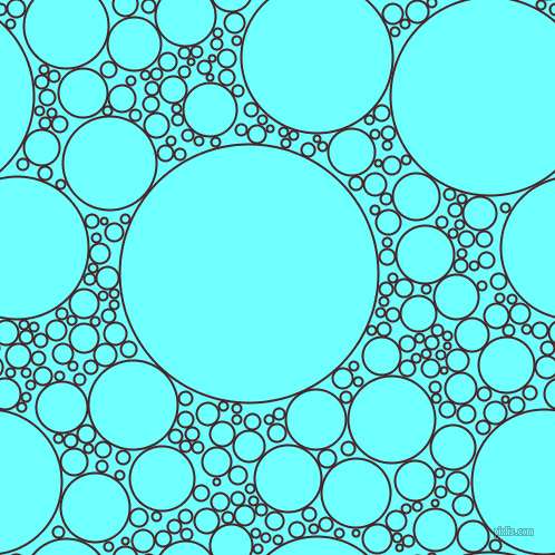 bubbles, circles, sponge, big, medium, small, 2 pixel line width, Bulgarian Rose and Baby Blue circles bubbles sponge soap seamless tileable