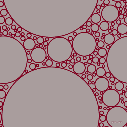 bubbles, circles, sponge, big, medium, small, 3 pixel line width, Burgundy and Nobel circles bubbles sponge soap seamless tileable