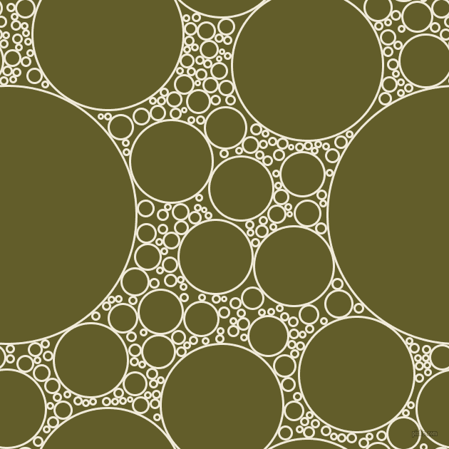 bubbles, circles, sponge, big, medium, small, 3 pixel line width, Buttery White and Costa Del Sol circles bubbles sponge soap seamless tileable