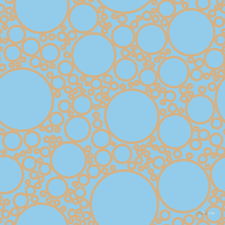 bubbles, circles, sponge, big, medium, small, 5 pixel line width, Calico and Cornflower circles bubbles sponge soap seamless tileable