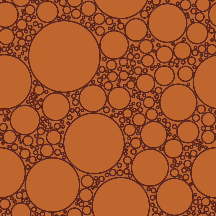 bubbles, circles, sponge, big, medium, small, 5 pixel line width, Caput Mortuum and Christine circles bubbles sponge soap seamless tileable