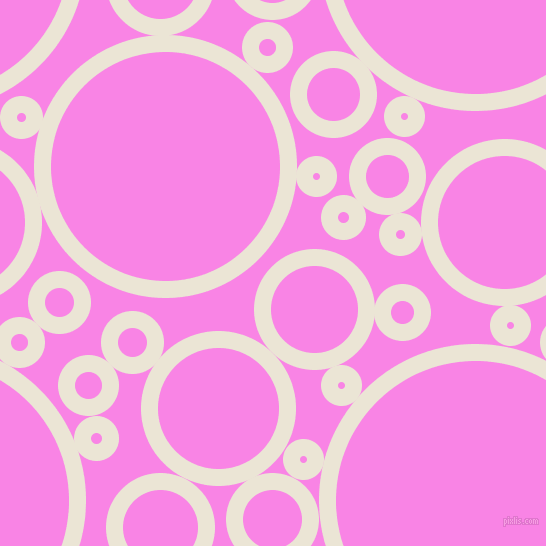 bubbles, circles, sponge, big, medium, small, 17 pixel line width, Cararra and Pale Magenta circles bubbles sponge soap seamless tileable