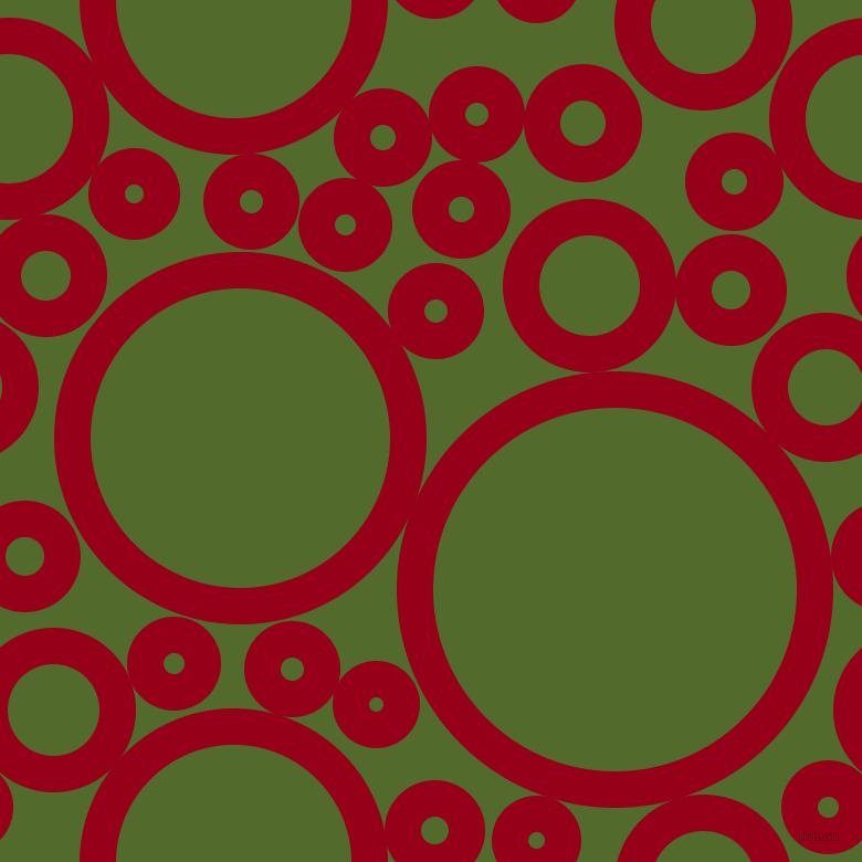 bubbles, circles, sponge, big, medium, small, 33 pixel line width, Carmine and Green Leaf circles bubbles sponge soap seamless tileable