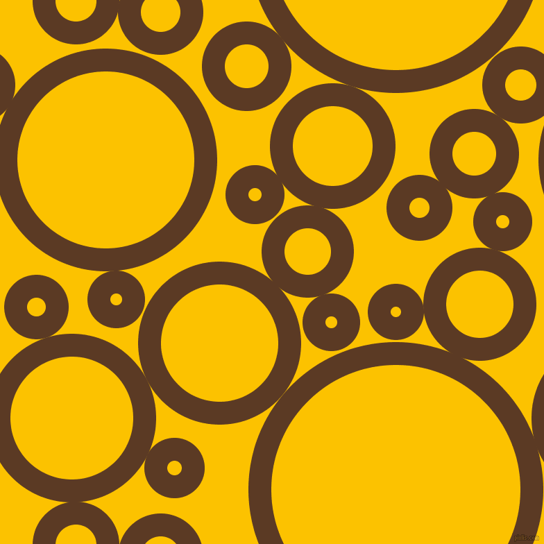 bubbles, circles, sponge, big, medium, small, 33 pixel line width, Carnaby Tan and Golden Poppy circles bubbles sponge soap seamless tileable