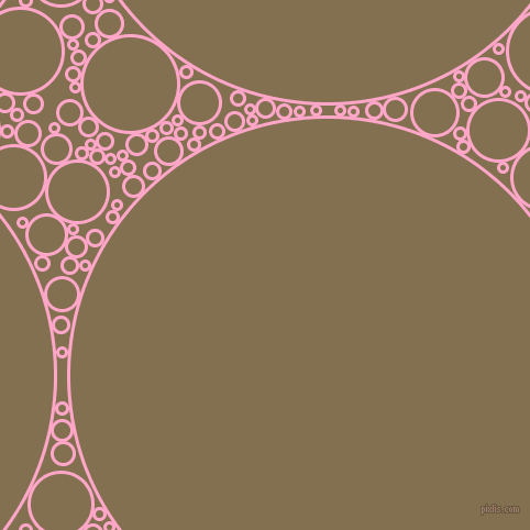 bubbles, circles, sponge, big, medium, small, 3 pixel line width, Carnation Pink and Shadow circles bubbles sponge soap seamless tileable