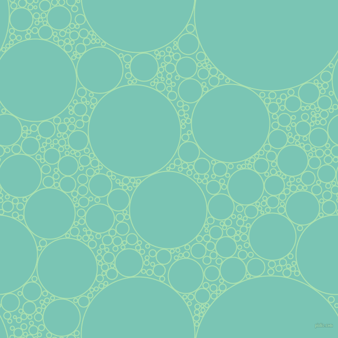 bubbles, circles, sponge, big, medium, small, 2 pixel line width, Celadon and Monte Carlo circles bubbles sponge soap seamless tileable