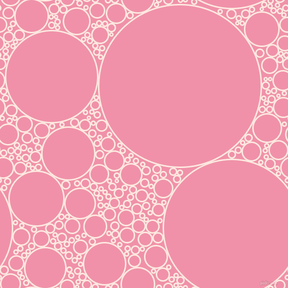 bubbles, circles, sponge, big, medium, small, 3 pixel line width, Chablis and Mauvelous circles bubbles sponge soap seamless tileable