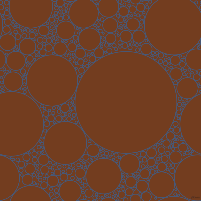 bubbles, circles, sponge, big, medium, small, 3 pixel line width, Chambray and Peru Tan circles bubbles sponge soap seamless tileable