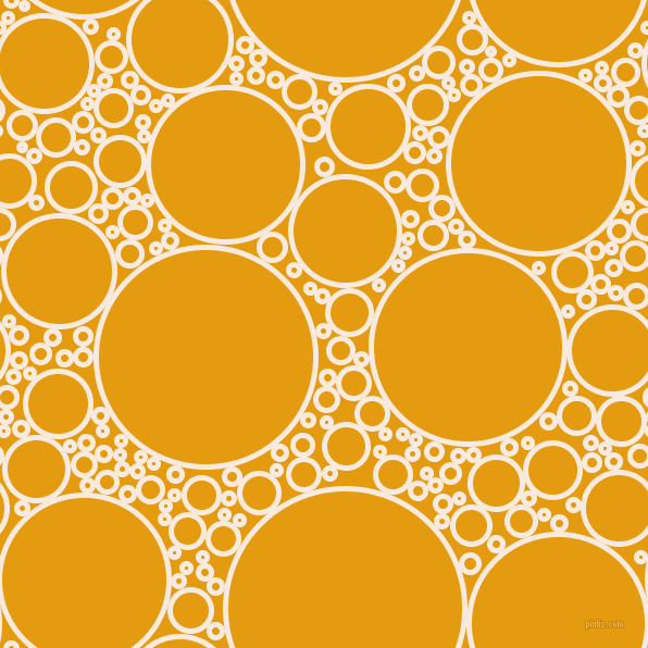 bubbles, circles, sponge, big, medium, small, 5 pixel line width, Chardon and Gamboge circles bubbles sponge soap seamless tileable