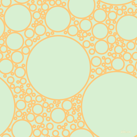 bubbles, circles, sponge, big, medium, small, 5 pixel line width, Chardonnay and Blue Romance circles bubbles sponge soap seamless tileable