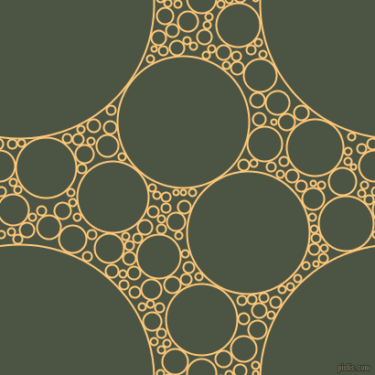 bubbles, circles, sponge, big, medium, small, 2 pixel line width, Chardonnay and Cabbage Pont circles bubbles sponge soap seamless tileable