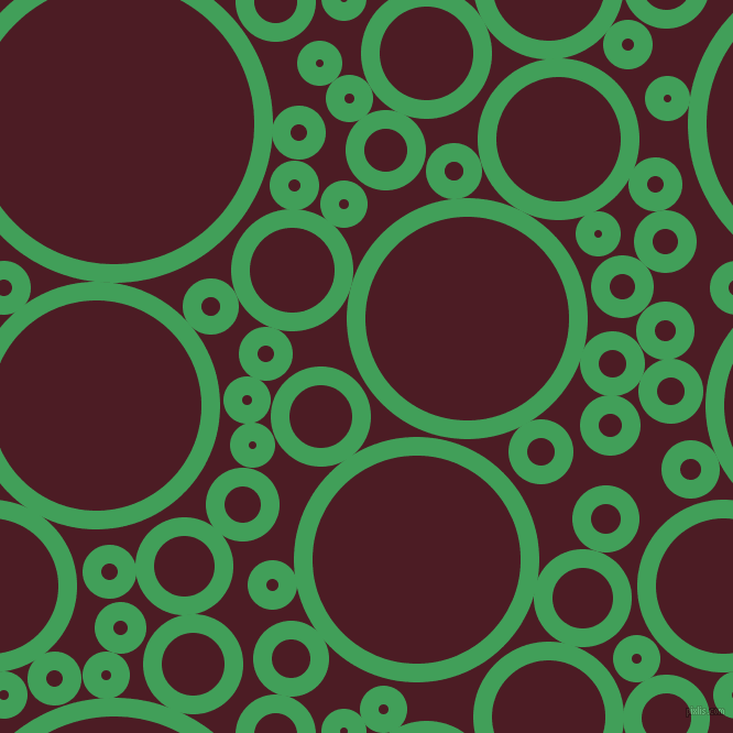 bubbles, circles, sponge, big, medium, small, 17 pixel line width, Chateau Green and Bordeaux circles bubbles sponge soap seamless tileable