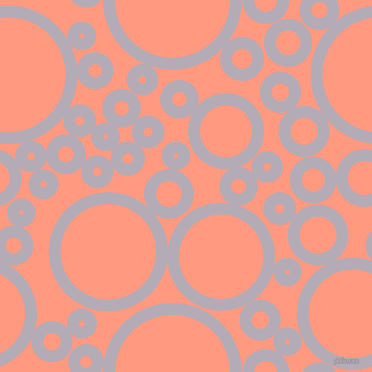 bubbles, circles, sponge, big, medium, small, 17 pixel line width, Chatelle and Vivid Tangerine circles bubbles sponge soap seamless tileable