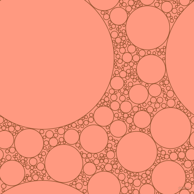 bubbles, circles, sponge, big, medium, small, 2 pixel line width, Chelsea Gem and Vivid Tangerine circles bubbles sponge soap seamless tileable