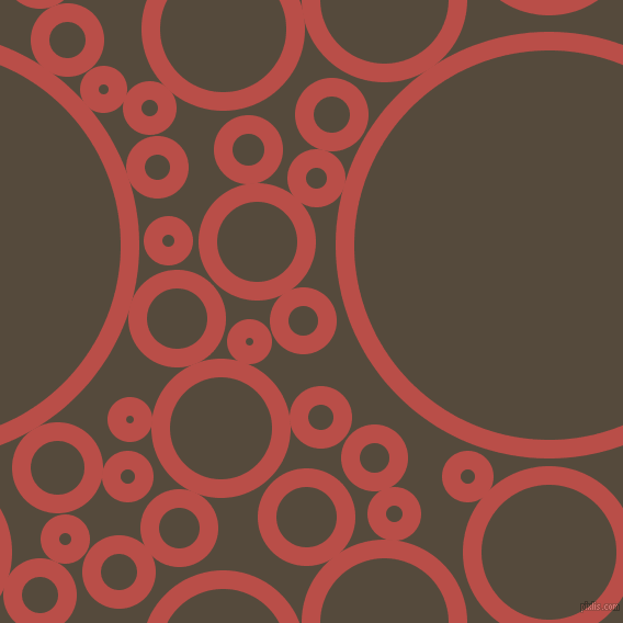bubbles, circles, sponge, big, medium, small, 17 pixel line width, Chestnut and Metallic Bronze circles bubbles sponge soap seamless tileable