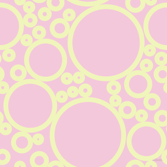 bubbles, circles, sponge, big, medium, small, 17 pixel line width, Chiffon and Classic Rose circles bubbles sponge soap seamless tileable