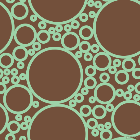 bubbles, circles, sponge, big, medium, small, 9 pixel line width, Chinook and Old Copper circles bubbles sponge soap seamless tileable