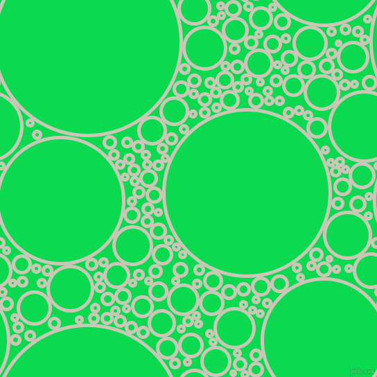 bubbles, circles, sponge, big, medium, small, 5 pixel line width, Chrome White and Malachite circles bubbles sponge soap seamless tileable