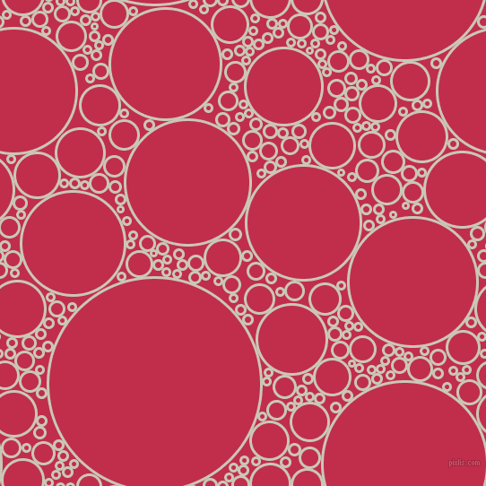 bubbles, circles, sponge, big, medium, small, 3 pixel line width, Chrome White and Old Rose circles bubbles sponge soap seamless tileable
