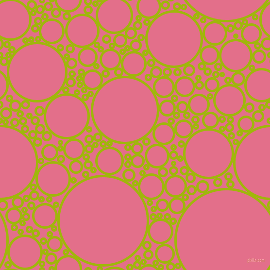 bubbles, circles, sponge, big, medium, small, 5 pixel line width, Citrus and Deep Blush circles bubbles sponge soap seamless tileable
