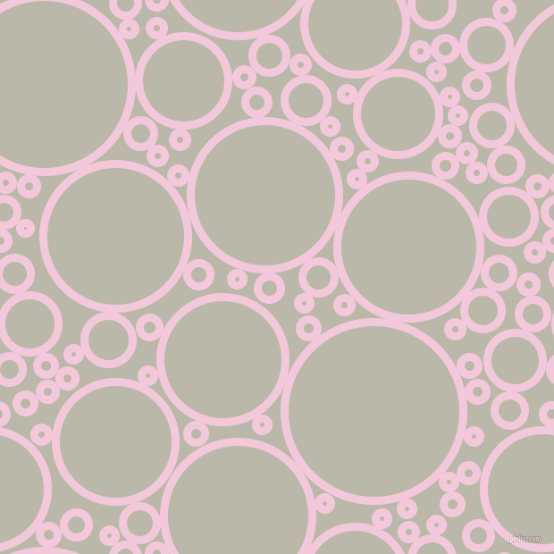 bubbles, circles, sponge, big, medium, small, 9 pixel line width, Classic Rose and Mist Grey circles bubbles sponge soap seamless tileable