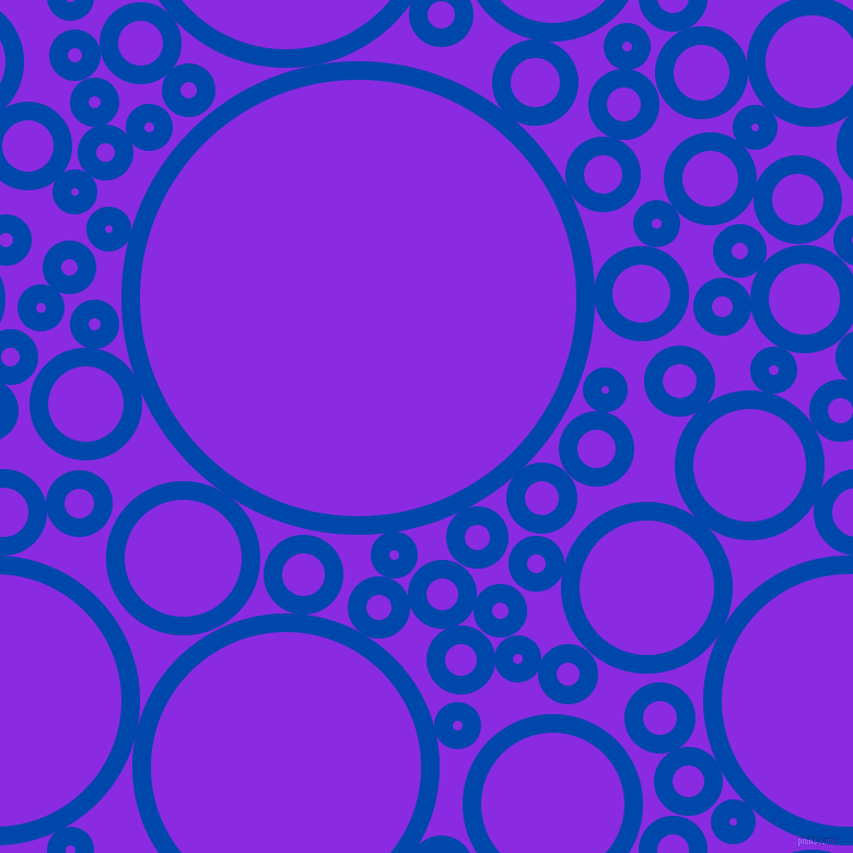 bubbles, circles, sponge, big, medium, small, 17 pixel line width, Cobalt and Blue Violet circles bubbles sponge soap seamless tileable