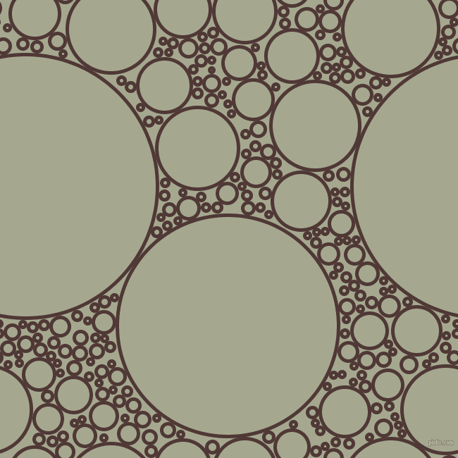 bubbles, circles, sponge, big, medium, small, 5 pixel line width, Cocoa Bean and Bud circles bubbles sponge soap seamless tileable