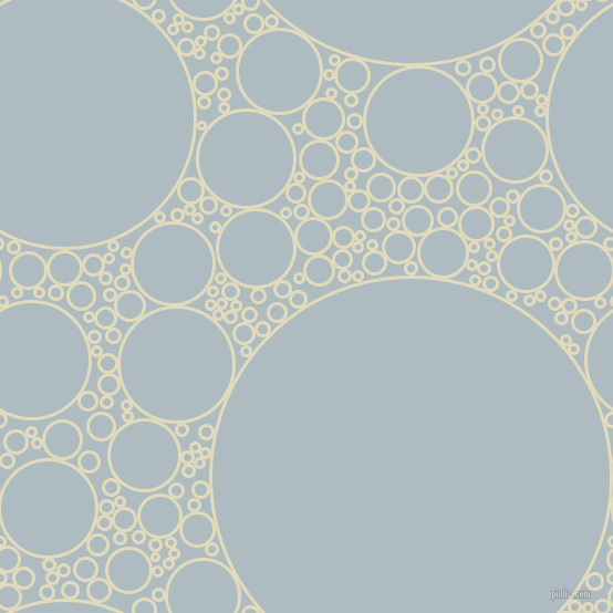 bubbles, circles, sponge, big, medium, small, 3 pixel line width, Coconut Cream and Heather circles bubbles sponge soap seamless tileable