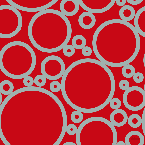 bubbles, circles, sponge, big, medium, small, 17 pixel line width, Conch and Venetian Red circles bubbles sponge soap seamless tileable