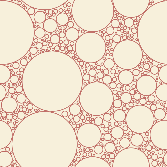 bubbles, circles, sponge, big, medium, small, 3 pixel line width, Contessa and Apricot White circles bubbles sponge soap seamless tileable