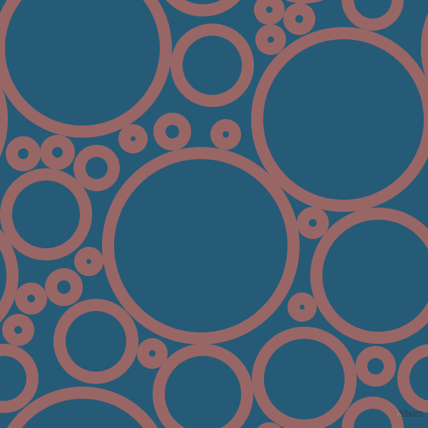 bubbles, circles, sponge, big, medium, small, 17 pixel line width, Copper Rose and Orient circles bubbles sponge soap seamless tileable