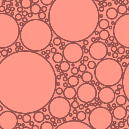bubbles, circles, sponge, big, medium, small, 5 pixel line width, Copper Rust and Mona Lisa circles bubbles sponge soap seamless tileable