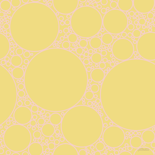 bubbles, circles, sponge, big, medium, small, 3 pixel line width, Coral Candy and Buff circles bubbles sponge soap seamless tileable