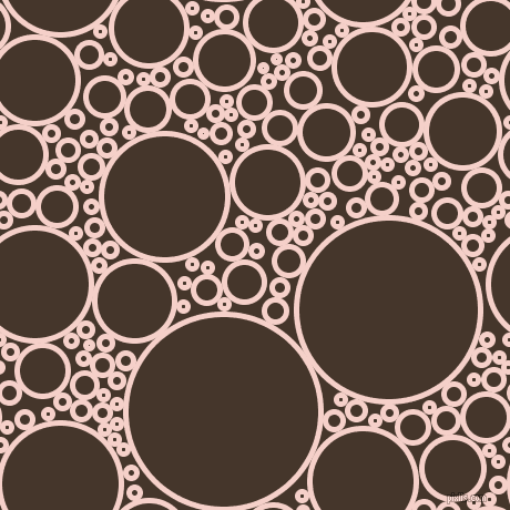 bubbles, circles, sponge, big, medium, small, 5 pixel line width, Coral Candy and Dark Rum circles bubbles sponge soap seamless tileable