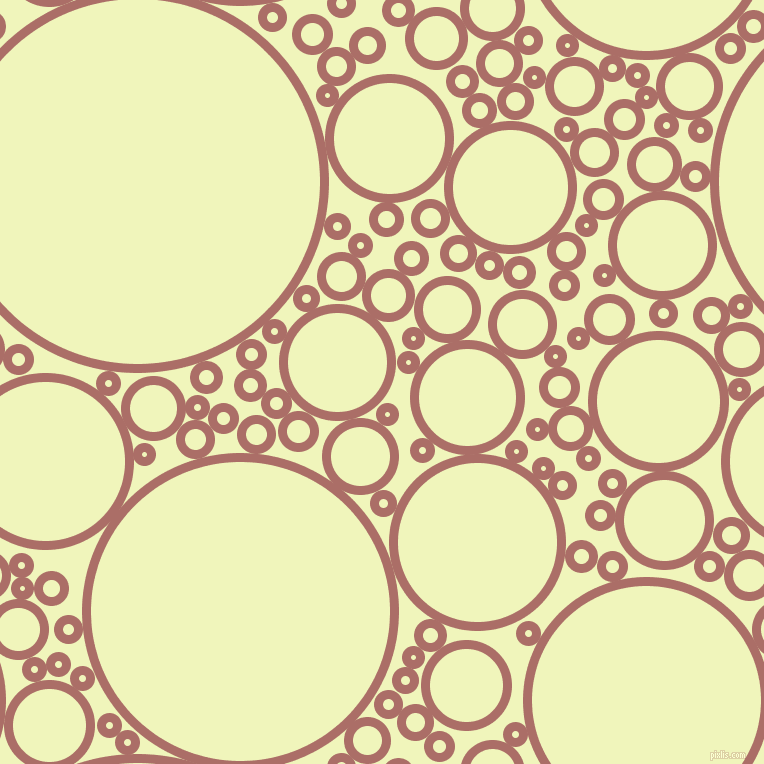 bubbles, circles, sponge, big, medium, small, 9 pixel line width, Coral Tree and Chiffon circles bubbles sponge soap seamless tileable