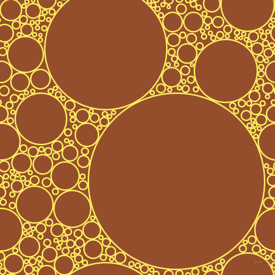 bubbles, circles, sponge, big, medium, small, 3 pixel line width, Corn and Alert Tan circles bubbles sponge soap seamless tileable