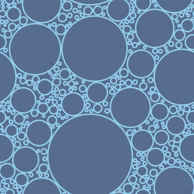 bubbles, circles, sponge, big, medium, small, 5 pixel line width, Cornflower and Kashmir Blue circles bubbles sponge soap seamless tileable