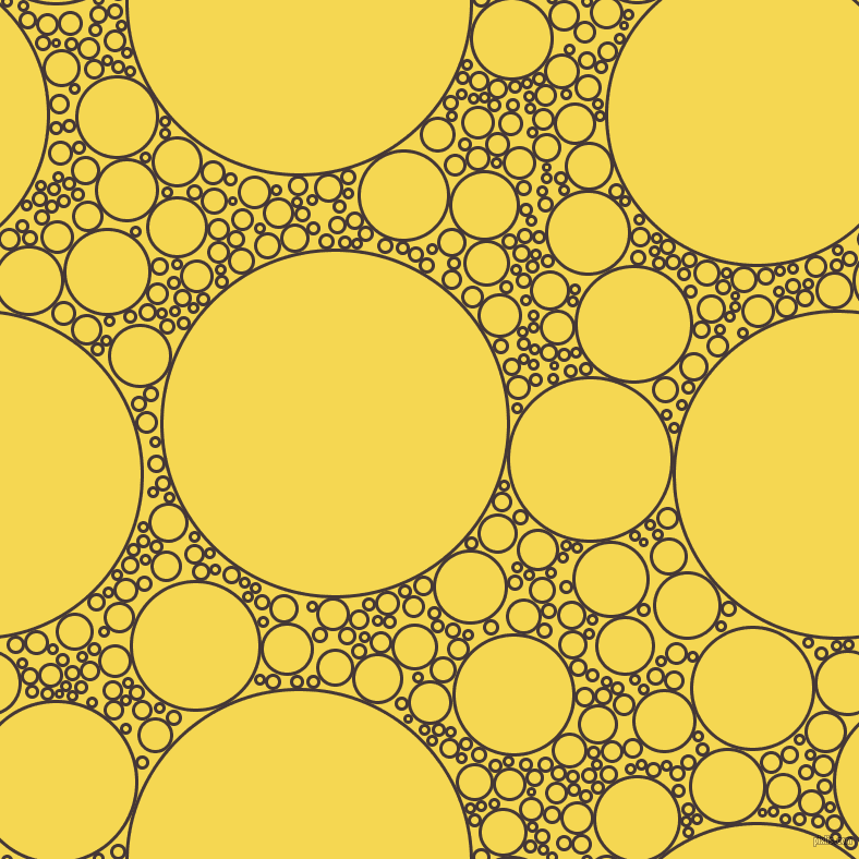bubbles, circles, sponge, big, medium, small, 3 pixel line width, Cowboy and Energy Yellow circles bubbles sponge soap seamless tileable