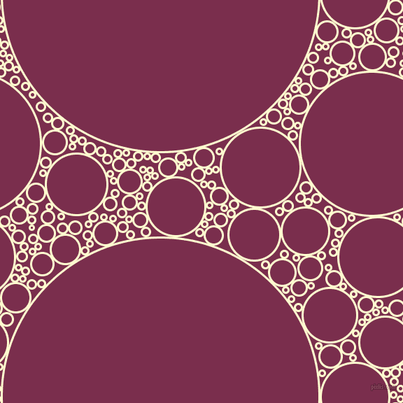 bubbles, circles, sponge, big, medium, small, 3 pixel line width, Cream and Flirt circles bubbles sponge soap seamless tileable