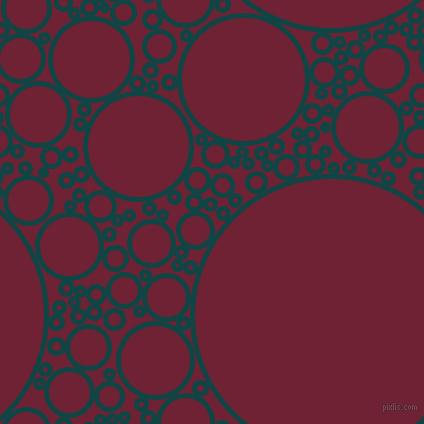 bubbles, circles, sponge, big, medium, small, 5 pixel line width, Cyprus and Claret circles bubbles sponge soap seamless tileable