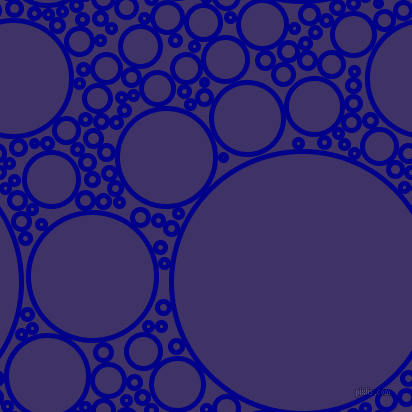 bubbles, circles, sponge, big, medium, small, 5 pixel line width, Dark Blue and Minsk circles bubbles sponge soap seamless tileable