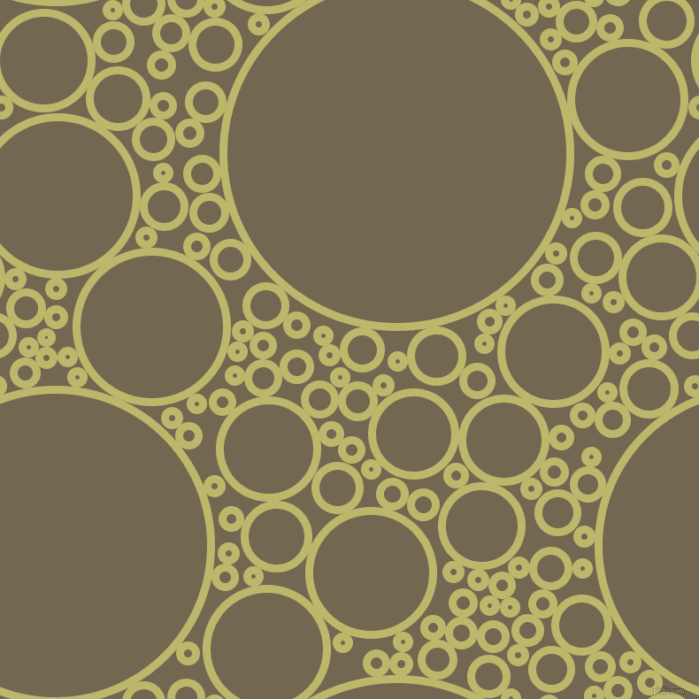 bubbles, circles, sponge, big, medium, small, 9 pixel line width, Dark Khaki and Coffee circles bubbles sponge soap seamless tileable